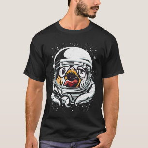 Cockerel in space as an astronaut with astronaut h T-Shirt