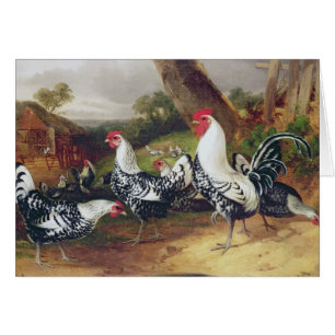 Cockerels in a Landscape