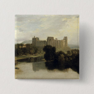 Cockermouth Castle, c.1810 15 Cm Square Badge