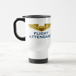 Cockpit Crew:Flight Attendant Travel Commuter Mug