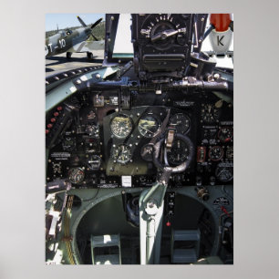 COCKPIT OF SPITFIRE POSTER