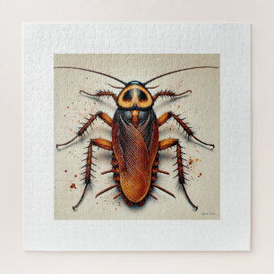 Cockroach 010924IREF241 - Watercolor Jigsaw Puzzle
