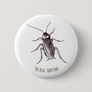 Cockroach 6 Cm Round Badge