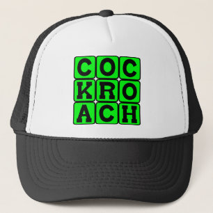 Cockroach, Determined Insect Trucker Hat