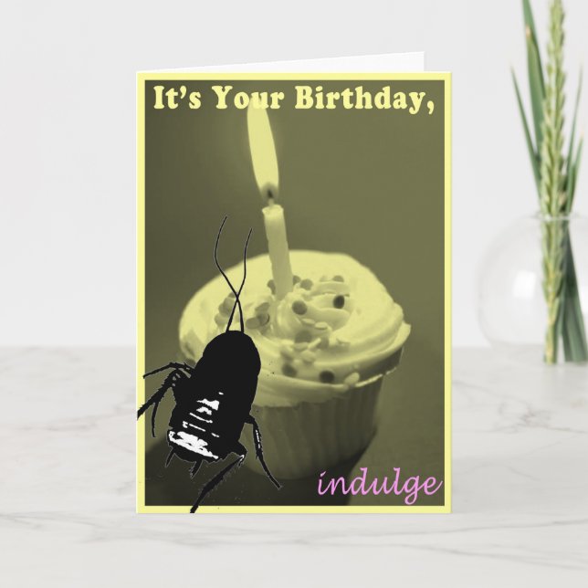 Cockroach Greeting Cards (Front)