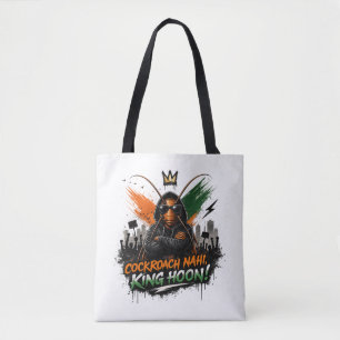 Cockroach Rebel Roach Streetwear Graphic Tote Bag