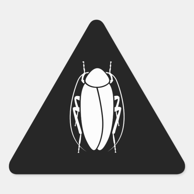 Cockroach Triangle Sticker (Front)