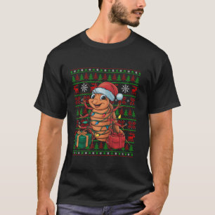 Cockroach Xmas Lights Ugly Santa Hat Cockroach Chr T-Shirt