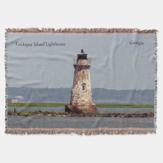 Cockspur Island Lighthouse blanket (Front)