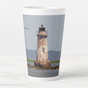 Cockspur Island Lighthouse latte mug