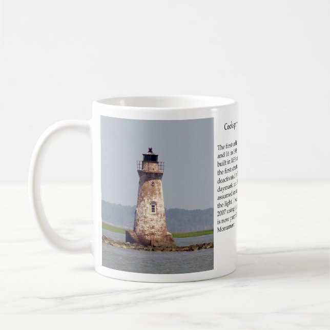 Cockspur Island Lighthouse mug (Left)