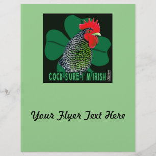 Cocksure I'm Irish! Flyer