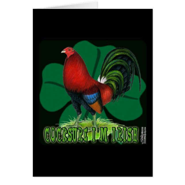 Cocksure I'm Irish Too! (Front)