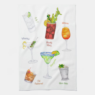 Cocktail Art Bar Towel