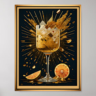 Cocktail Art Poster