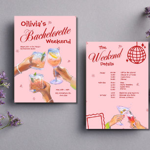 Cocktail Bachelorette Party Invitation