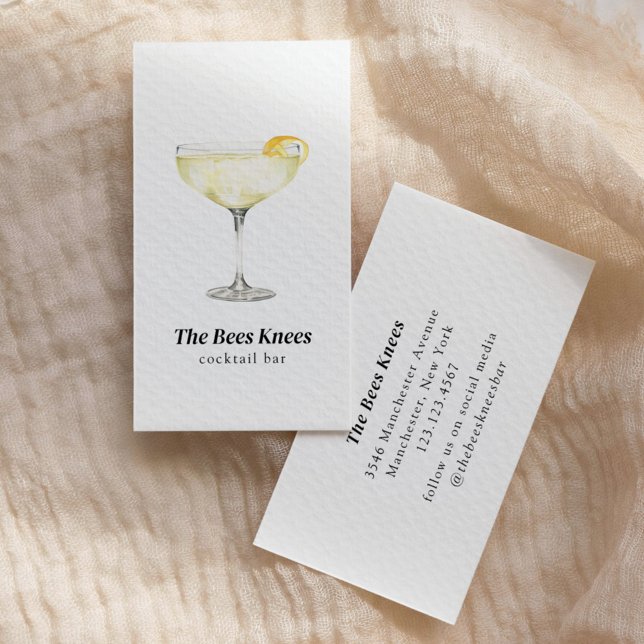 Cocktail Bar Business Card (Creator Uploaded)