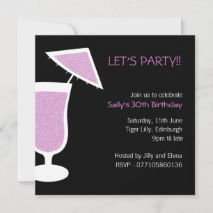 Cocktail / Birthday Party Invitation