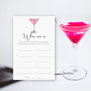 Cocktail Bridal shower Where were we