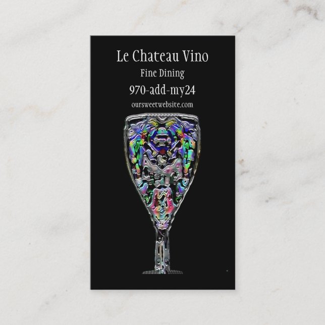 Cocktail Business Card (Front)