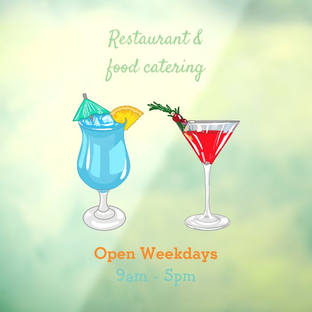 Cocktail cartoon illustration (Sheet 3)