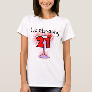 Cocktail Celebrating 21 Tshirts and Gifts