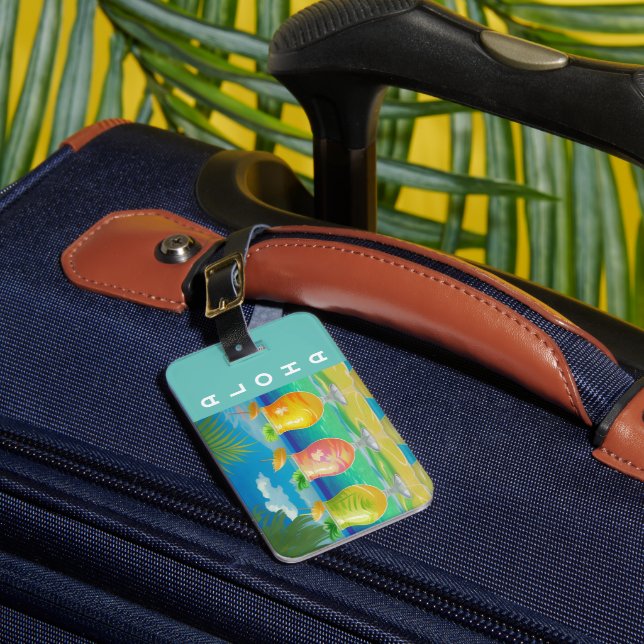 Cocktail Cheer  Luggage Tag (Front Insitu 1)