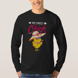 Cocktail Chicken Grandma Vacation Women Retired T-Shirt