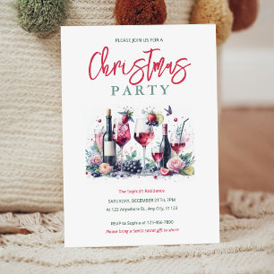 Cocktail Christmas Party Invitation