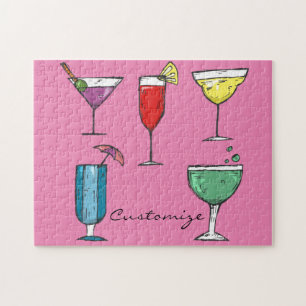 Cocktail Drink Assortment Thunder_Cove Jigsaw Puzzle