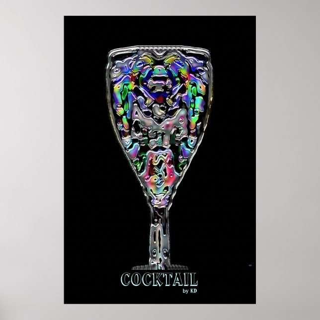 Cocktail Framed Poster (Front)