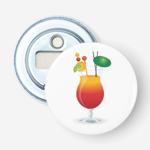 COCKTAIL GLASS BOTTLE OPENER