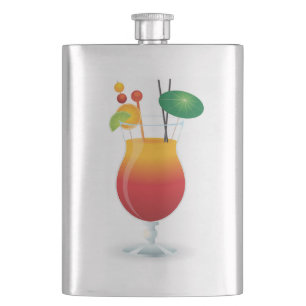 COCKTAIL GLASS HIP FLASK