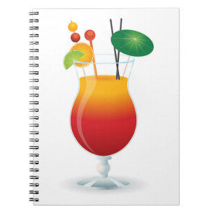 COCKTAIL GLASS NOTEBOOK