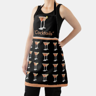 Cocktail Glasses Apron