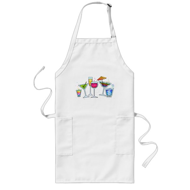 COCKTAIL GLASSES APRON (Front)