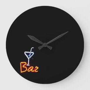 Cocktail Hour Bar Clock