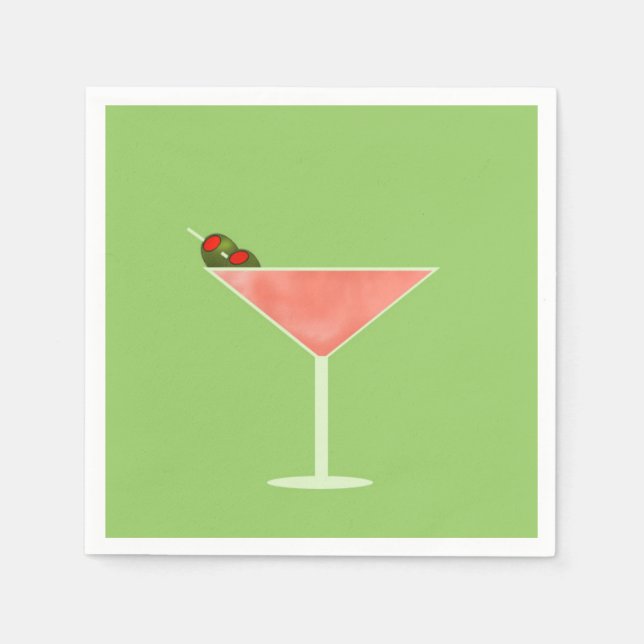 Cocktail Hour Cocktail Napkins (Front)