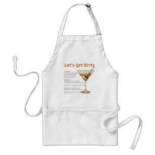 Cocktail Hour Let's Get Dirty Martini Recipe Standard Apron