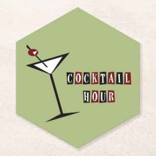 Cocktail Hour Paper Coaster