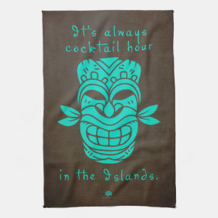 Cocktail Hour Tiki Towel