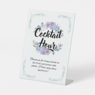 Cocktail Hour Wedding Sign