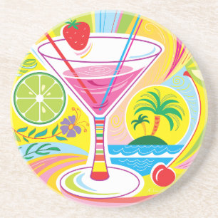 Cocktail Island Coaster