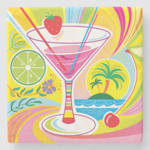 Cocktail Island Stone Coaster