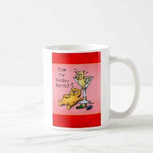 Cocktail Kittens Holiday Spirits Coffee Mug