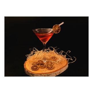 Cocktail Lemon pomegranate Photo Print