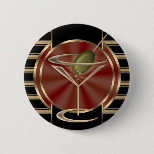 Cocktail Lounge 6 Cm Round Badge