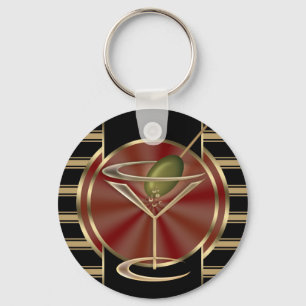 Cocktail Lounge Key Ring