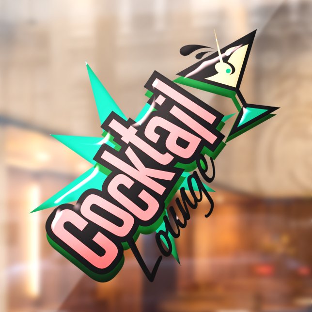 Cocktail lounge martini retro mid century bar  (Sheet 2)