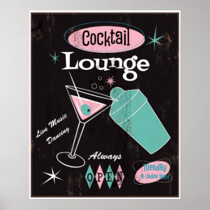 Cocktail Lounge Poster